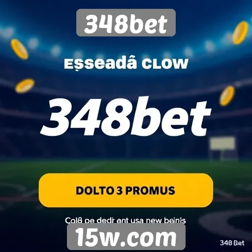 Promoções e bônus disponíveis na 348bet